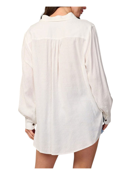 Tunic style long sleeve top
