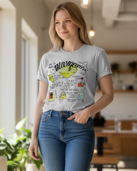 Graphic Tee How to make a Margarita 🍹