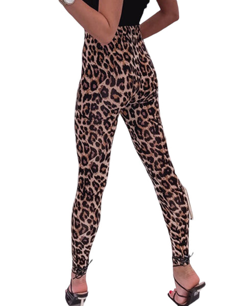 Leopard high waist leggings