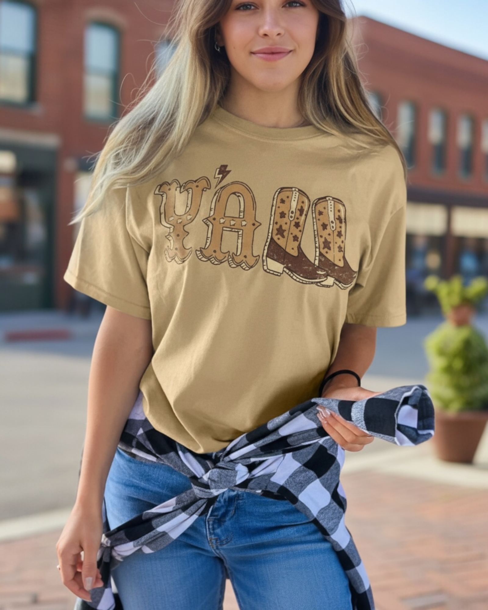 Western Boots Y’all Tee