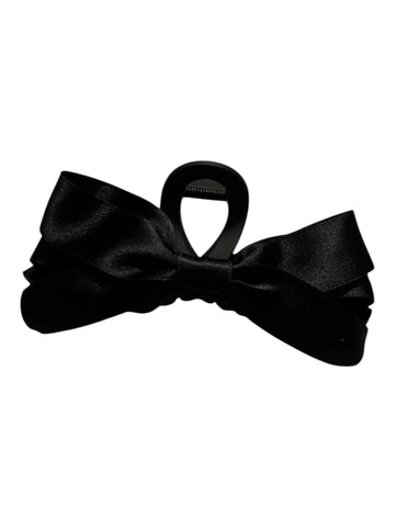 Black bow Hair Claw