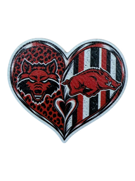 Arkansas Pride leatherette patch