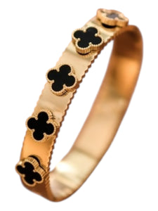 Waterproof Non tarnish gold bangle bracelet