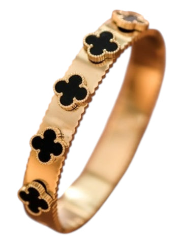 Waterproof Non tarnish gold bangle bracelet