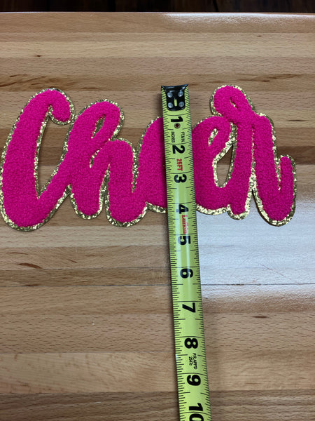 Cheer  large Iron on patch