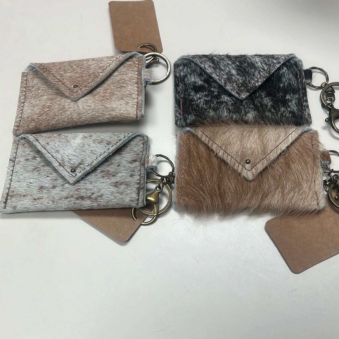 Cowhide leather cardholder/ key holder