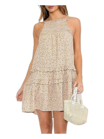Smoked tiered floral mini