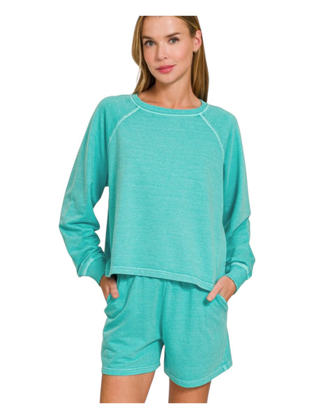 LS Sweatshirt and Short Set