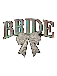 Bride large Iron on patch