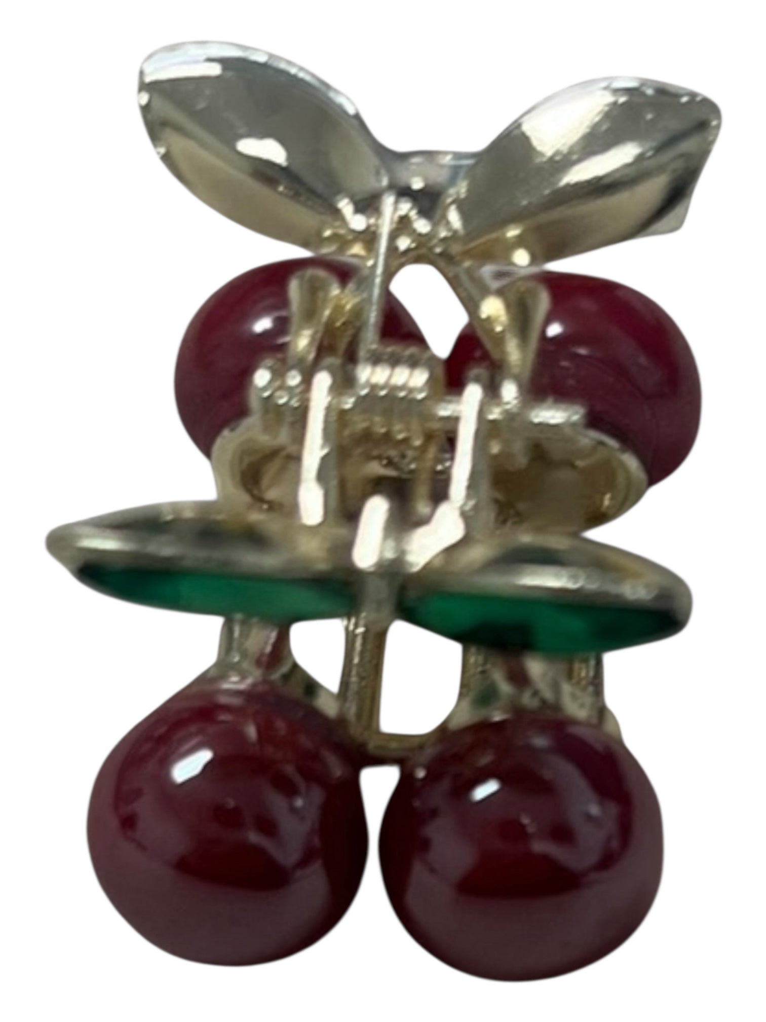 Small Cherry Hair Claw Clip