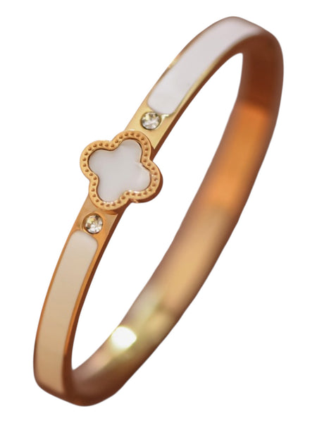 Waterproof Non tarnish gold bangle bracelet