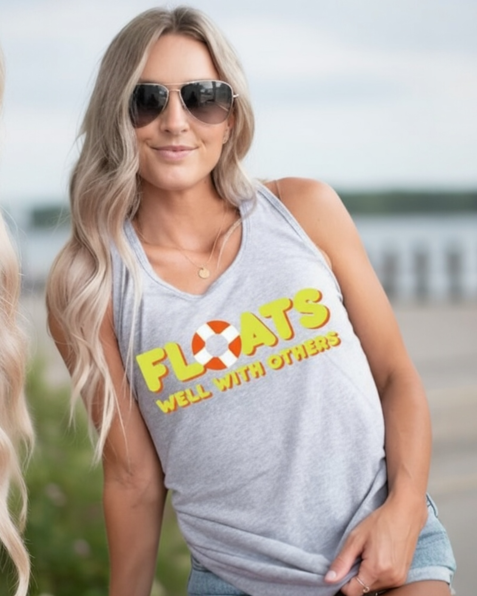 Graphic Tee Floats well with others 🛟🛟