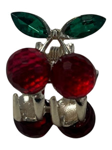 Small Cherry Hair Claw Clip