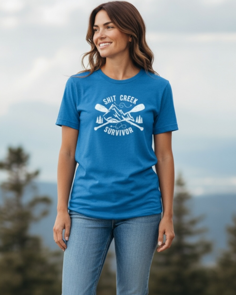 Graphic Tee sh*t creek survivor