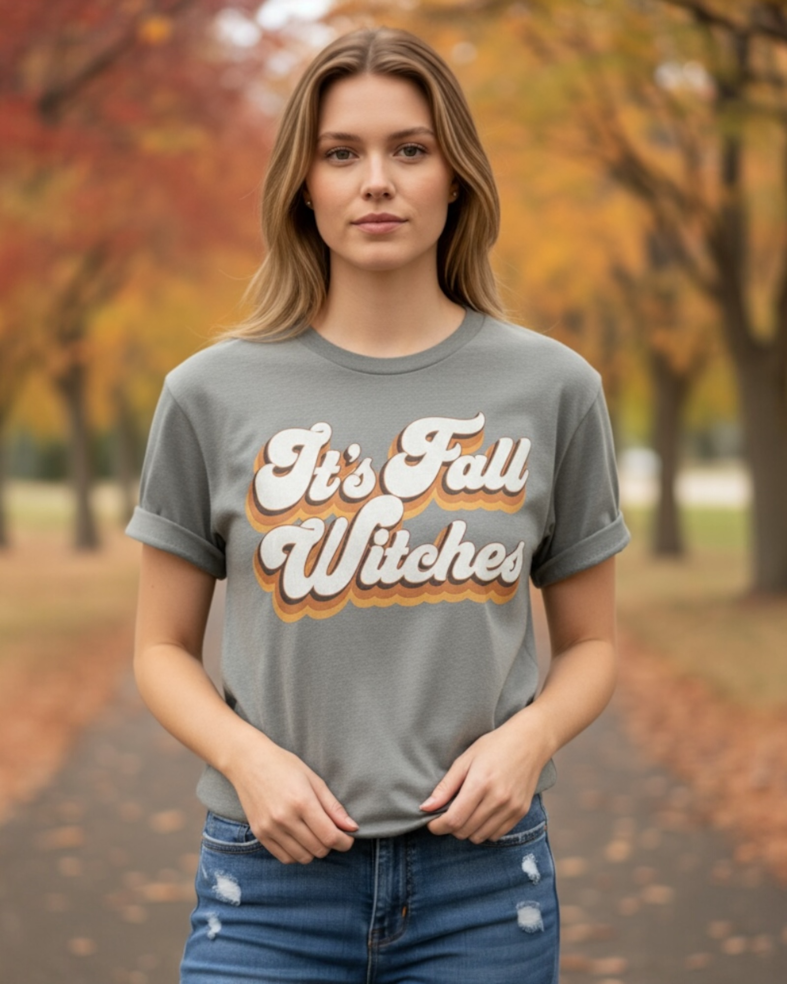 Graphic Tee its fall witches