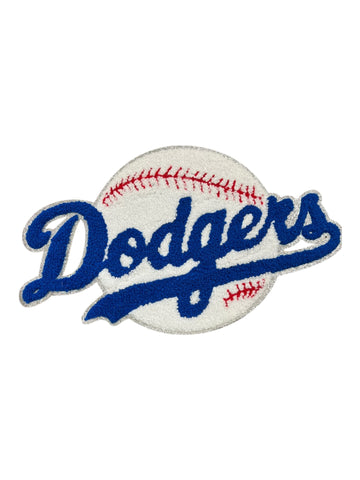 Dodger   large Iron on patch