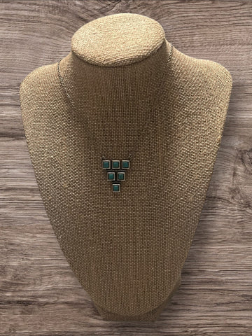 Turquoise Bar Necklace