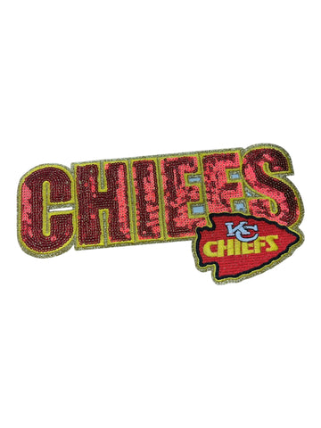 Large KC  Red Arrow Iron on patch