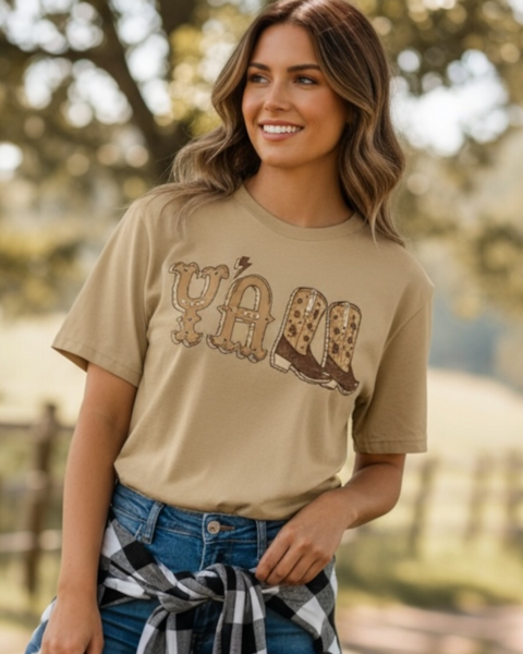 Western Boots Y’all Tee
