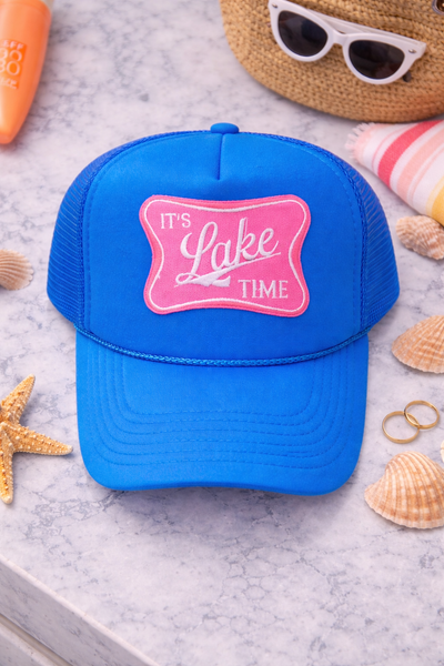 It’s Lake Time Blue Trucker Hat -Otto