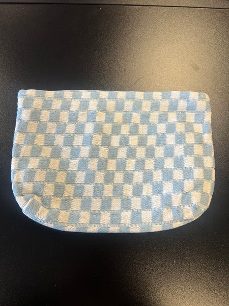 Checkered Cosmetic bag