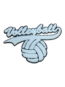 Volleyball chenille iron on patch
