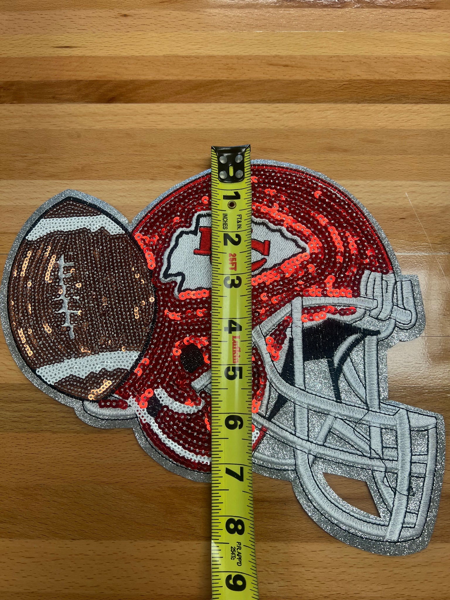 Chiefs Helmet Iron on patch