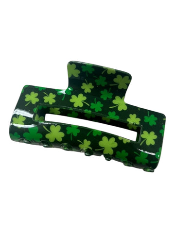 Shamrock Hair Claw Clip