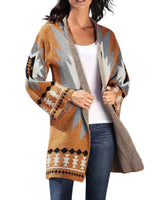 Aztec Wide Long Sleeve cardigan