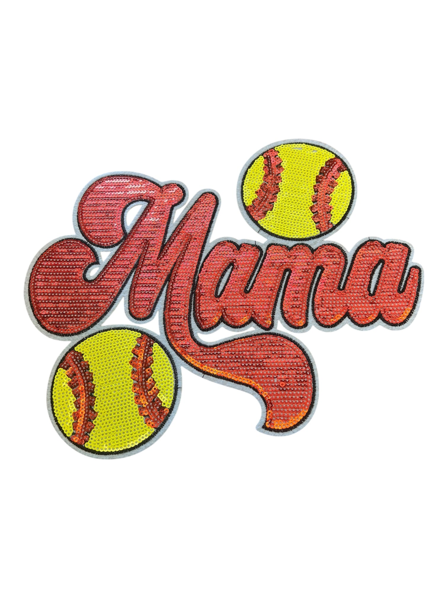 Softball Mama  iron on patch