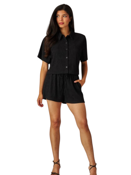 Crinkled Comfy 2 pc short set