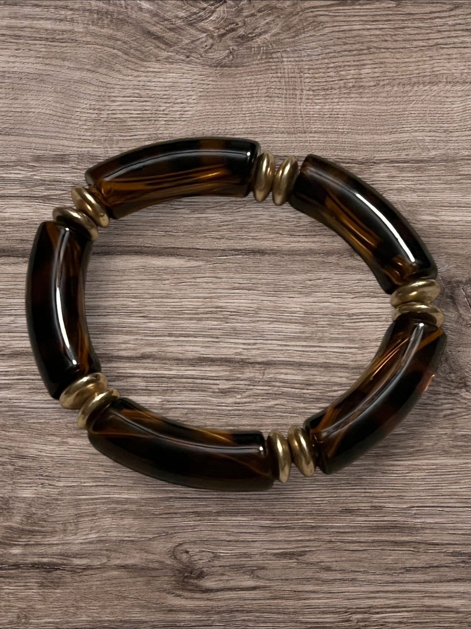 Tortoise acrylic bracelet