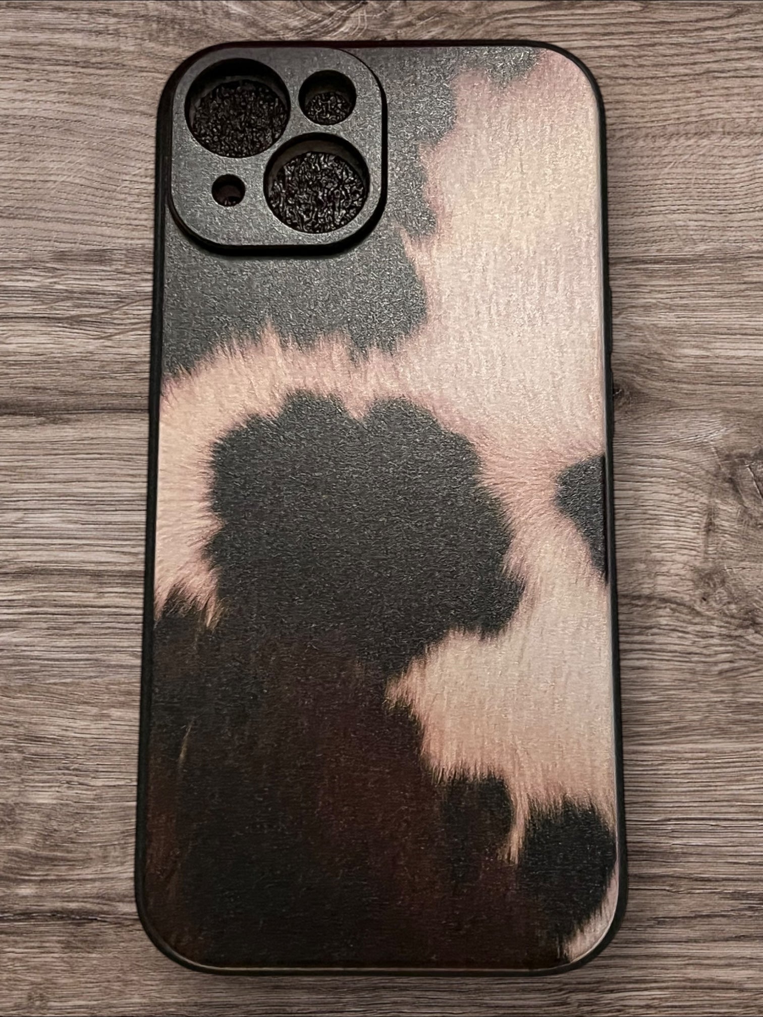 Cowhide  Phone Case  iPhone  15