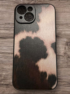 Cowhide  Phone Case  iPhone  15