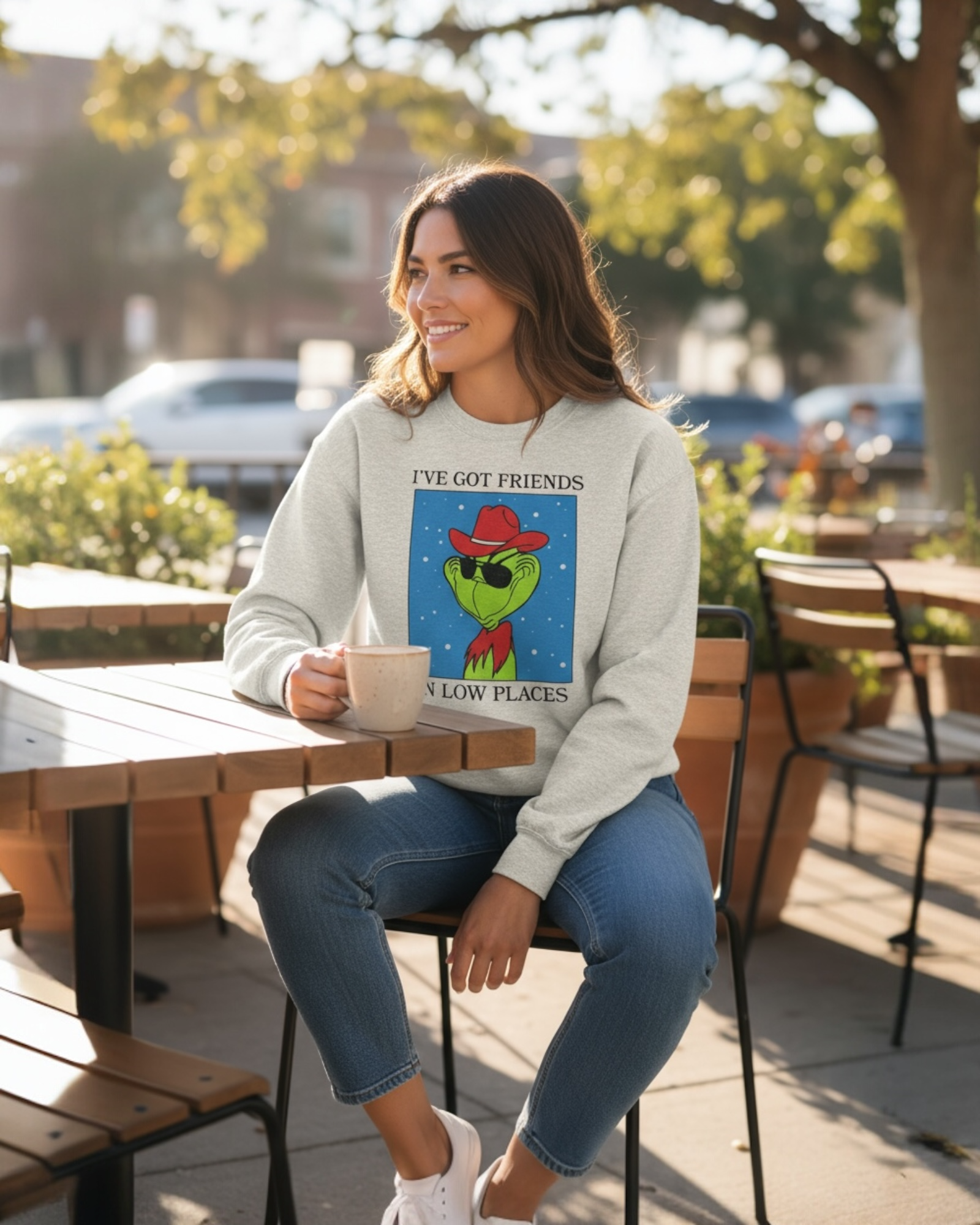 Friends on low places Graphic Sweatshirt