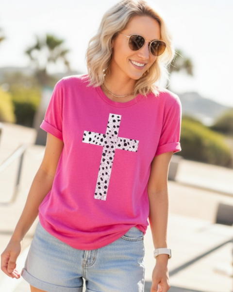 Graphic Tee Spotted Cross