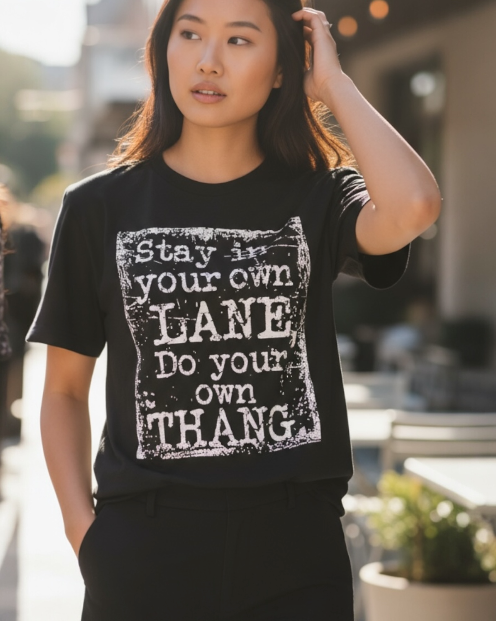 Graphic Tee- Stay In your Own Lane