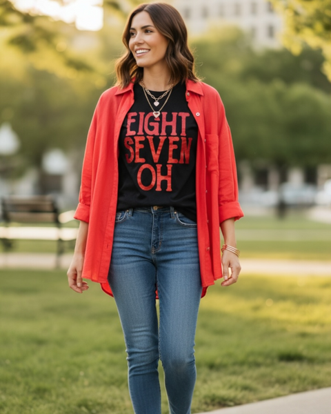 Graphic Tee- Eight Seven Oh