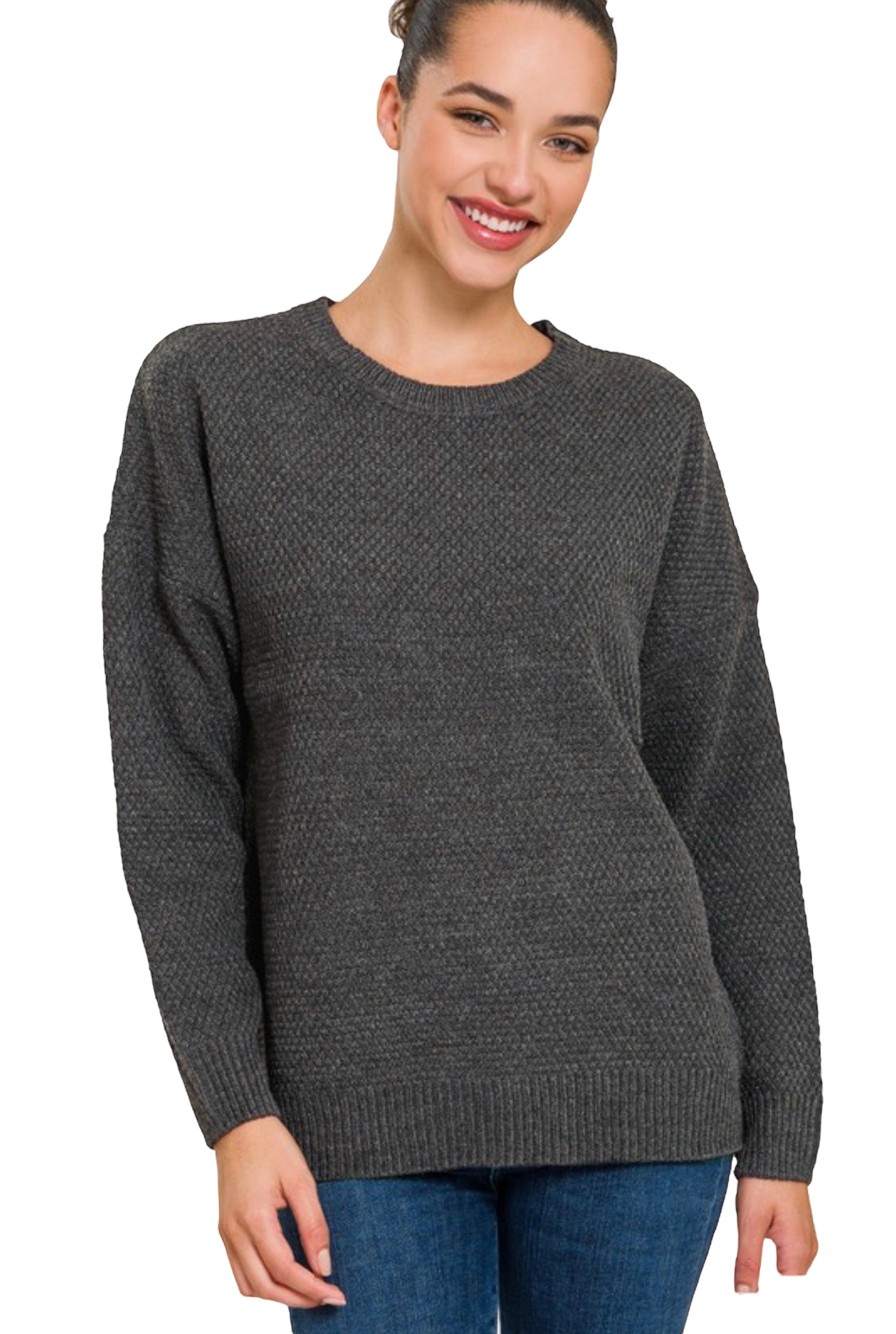 Round neck basic Sweater