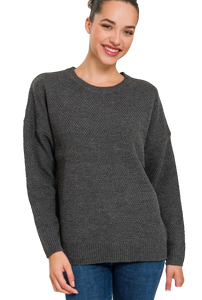 Round neck basic Sweater