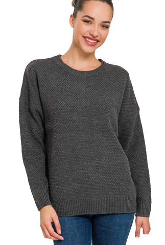 Round neck basic Sweater