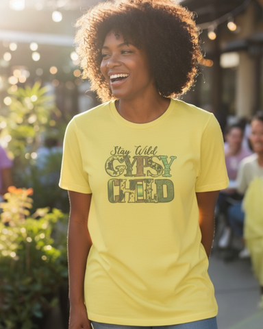Graphic Tee stay wild gypsy child