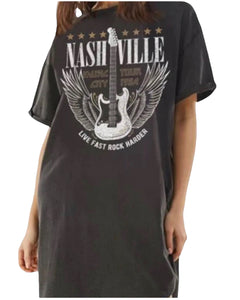 Nashville Music City Graphic Dress