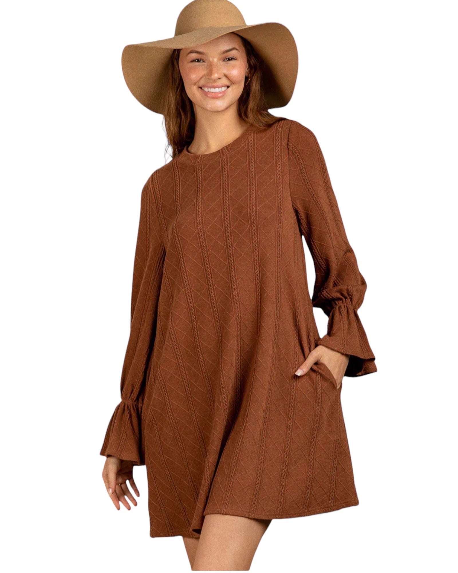 Bell Sleeved Dress