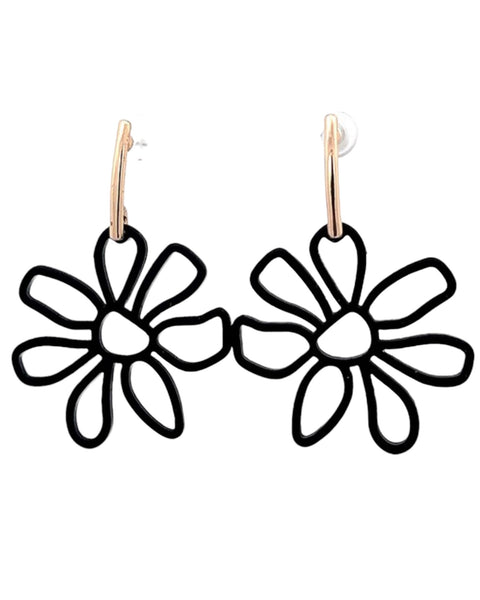 Flower Design Earrings