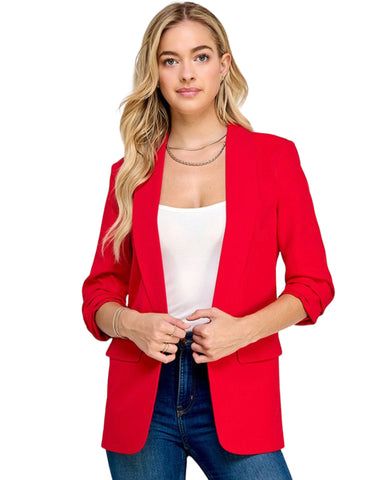 Blazer w/ three quarter sleeves