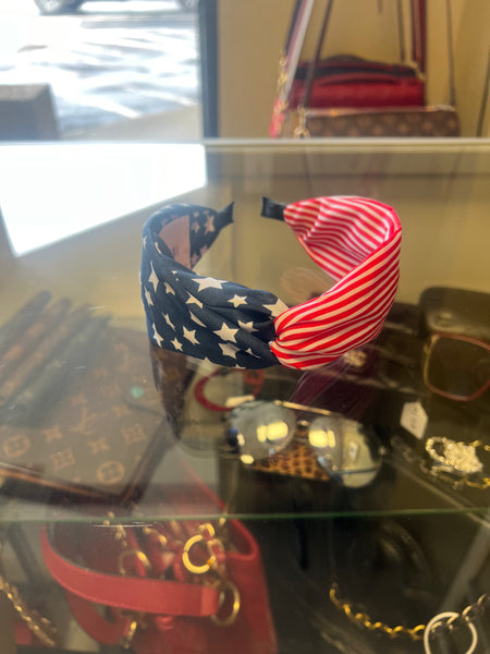 Red White and Blue Head Band