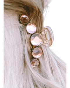 Multi color crystal Hair Claw