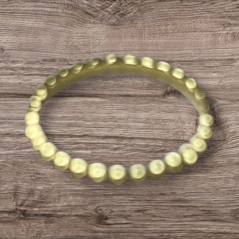 Gold beaded stacker Ring