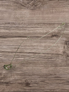 Bubble Initial necklace gold